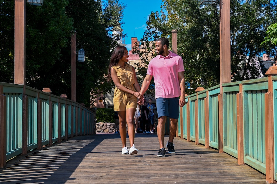 Guests enjoying Disney PhotoPass Capture Your Moment