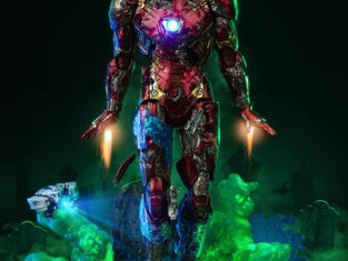Spider-Man: Far From Home – 1/6th scale Mysterio’s Iron Man Illusion Collectible Figure Blogger Photos