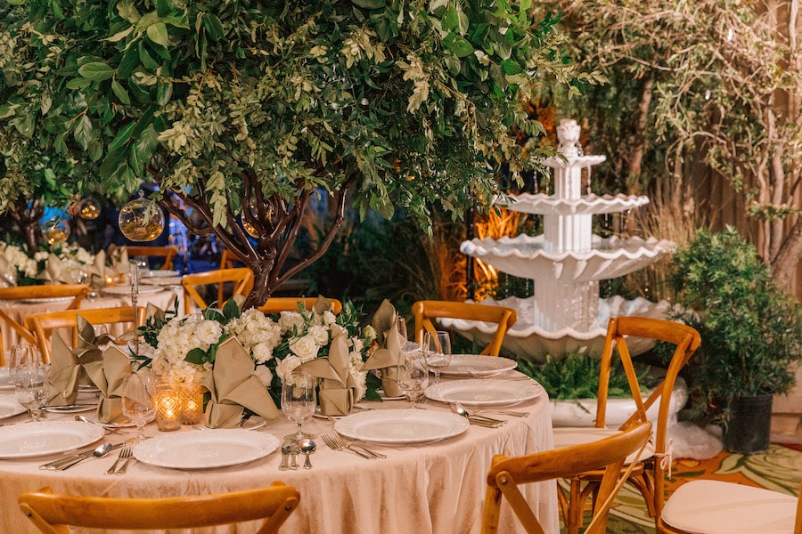 Disney Destination Gatherings - a wedding table 