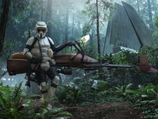 Star Wars: Return of the Jedi – 1/6th scale Scout Trooper and Speeder Bike Collectible Set Blogger Photos