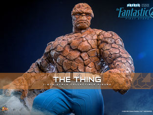 Previews of the new The Fantastic Four: First Steps - 1/6th scale The Thing Collectible Figure by Hot Toys!