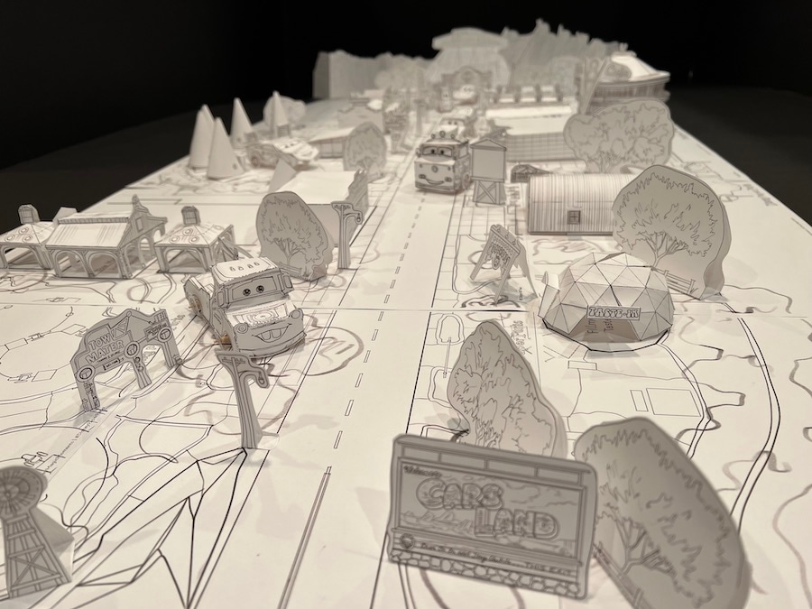 Disney Paper Parks set of Cars Land