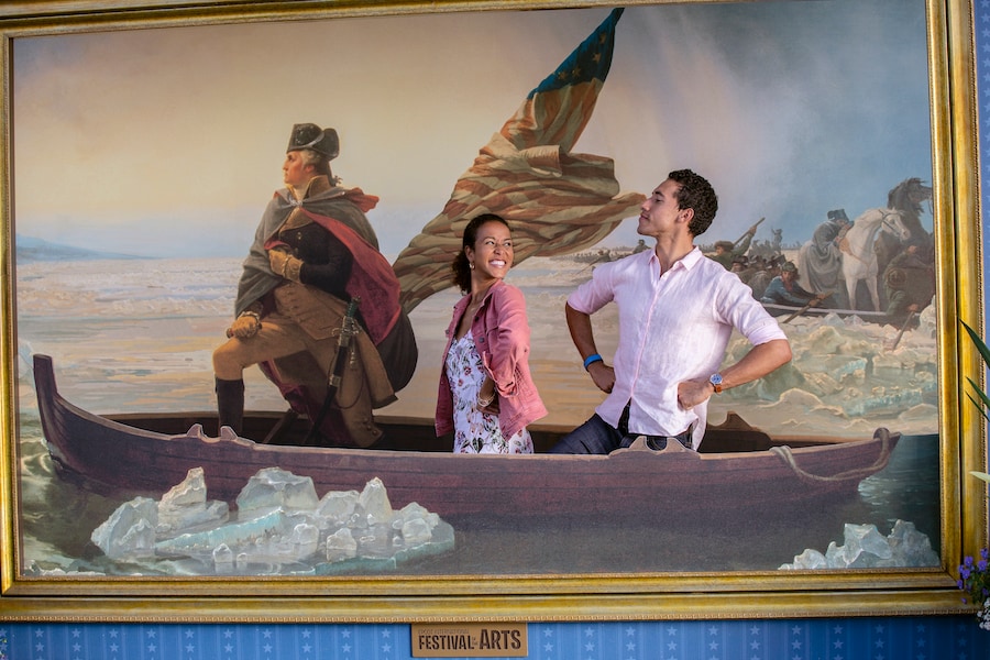 Step-in Frame during the the EPCOT International Festival of the Arts