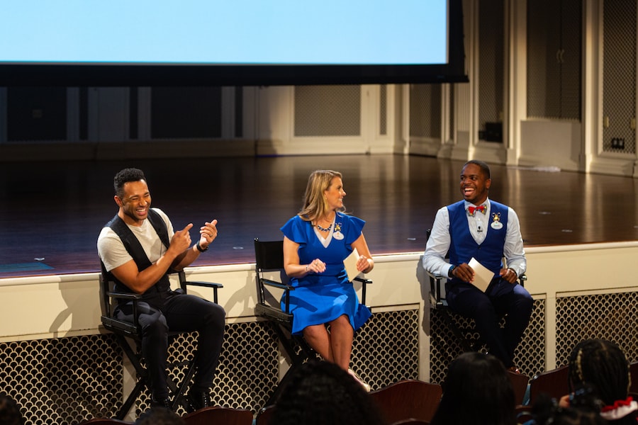 Corbin Bleu with Walt Disney World Ambassadors