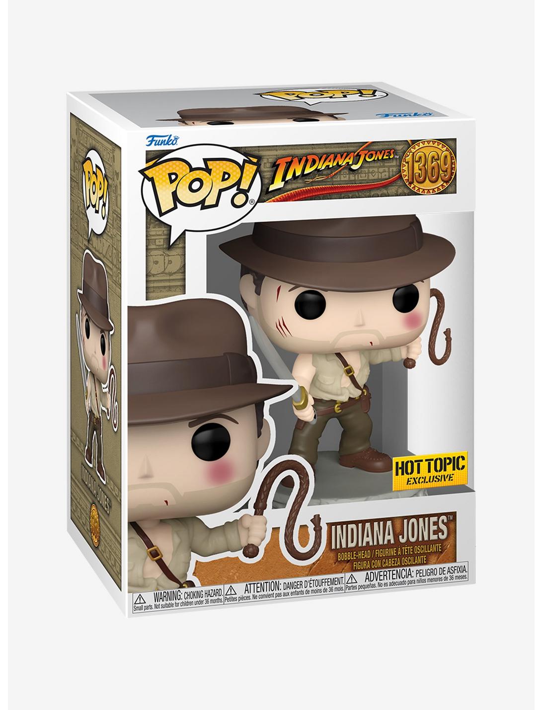 Funko Indiana Jones Pop! (With Whip & Sword) Vinyl Bobble-Head Figure Hot Topic Exclusive, , hi-res