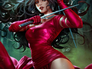 DERRICK CHEW SPOTLIGHTS ELEKTRA IN NEW DAREDEVIL #11 VARIANT COVER