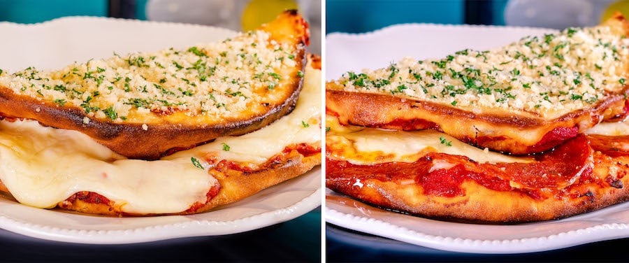 Cheesy Pizza Flop-Over and Pepperoni Pizza Flop-Over