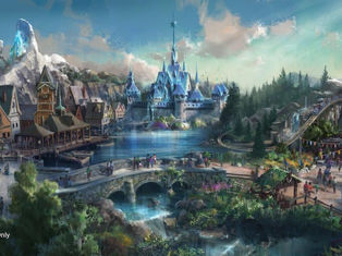 Hong Kong Disneyland Shares World of Frozen Construction Update
