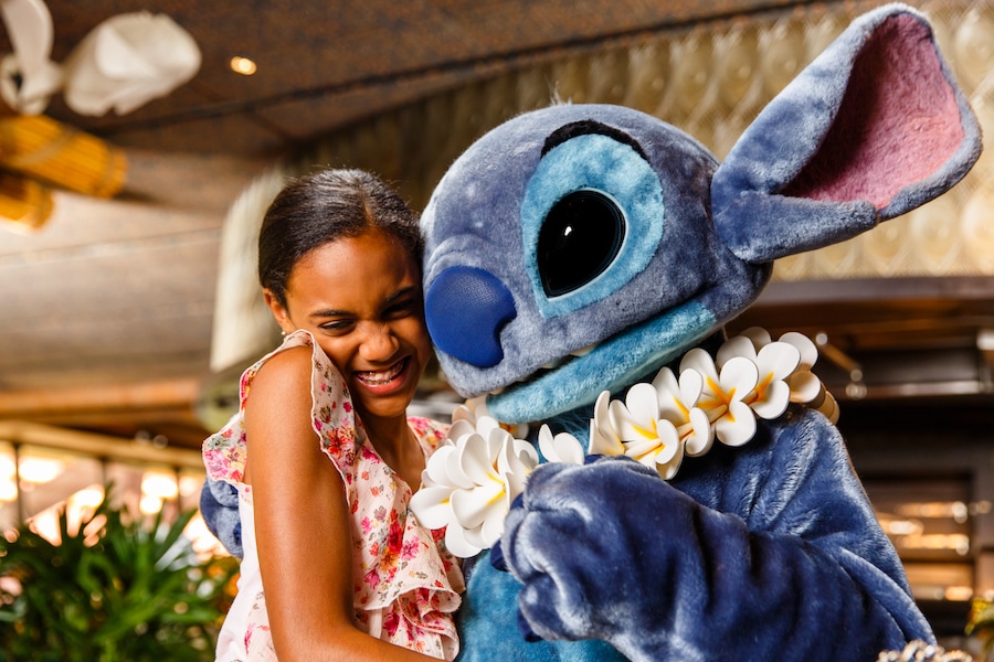 Stitch at ‘Ohana Best Friends Breakfast featuring Lilo and Stitch