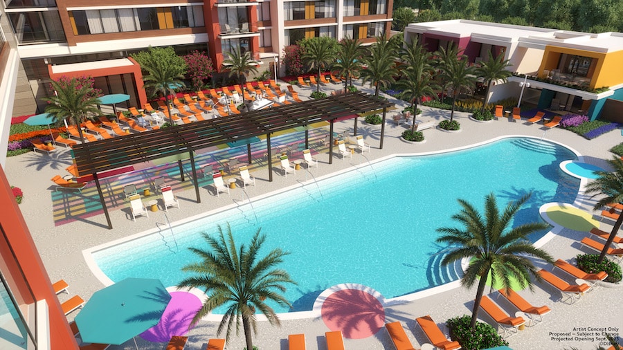 Artist Concept for The Villas at Disneyland Hotel