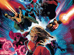 <strong>THE NEW LINEUP OF AVENGERS ASSEMBLE FOR BATTLES ACROSS THE COSMOS IN DANIEL ACUÑA’S AVENGERS #1 VARIANT COVER!</strong>