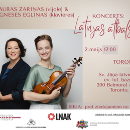 Concert Latvijas Atbalsis May 2nd 5pm 