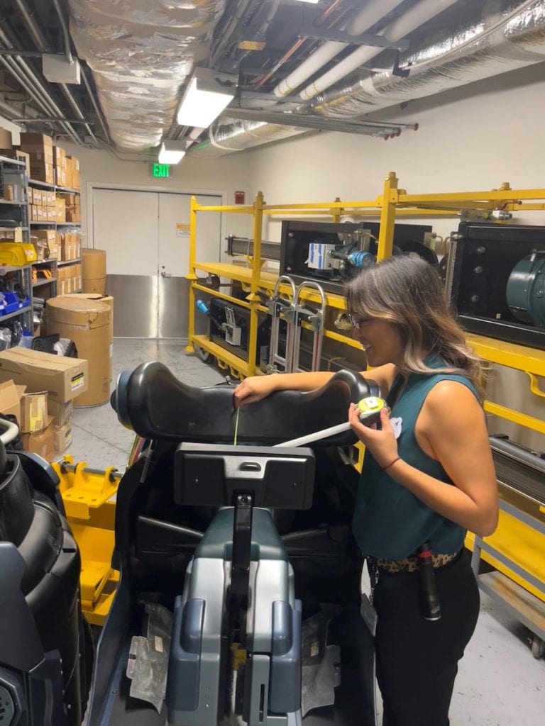 Micki Yasuda, a mechanical engineer at Disney’s Animal Kingdom