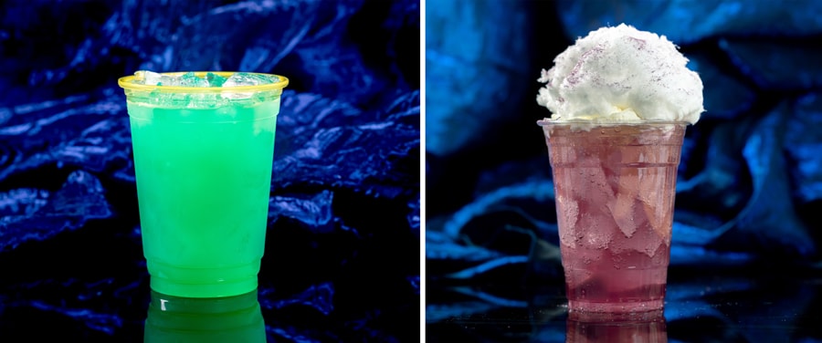 Platinum Blue and Old-Fashioned Cream Soda at Hollywood Lounge in Disney California Adventure