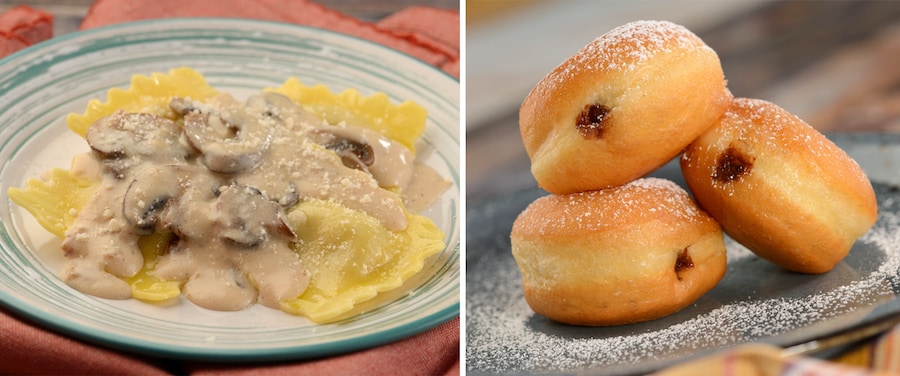 Collage of offerings from L’Arte di Mangiare