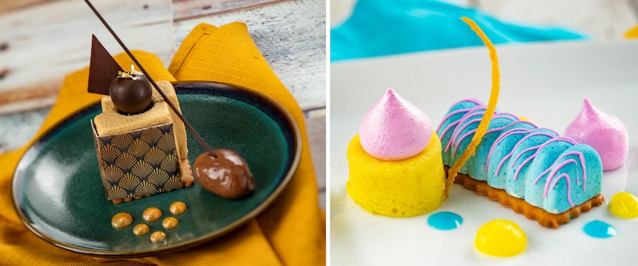 Dulce Chocolate Mousse and Orange Mousse