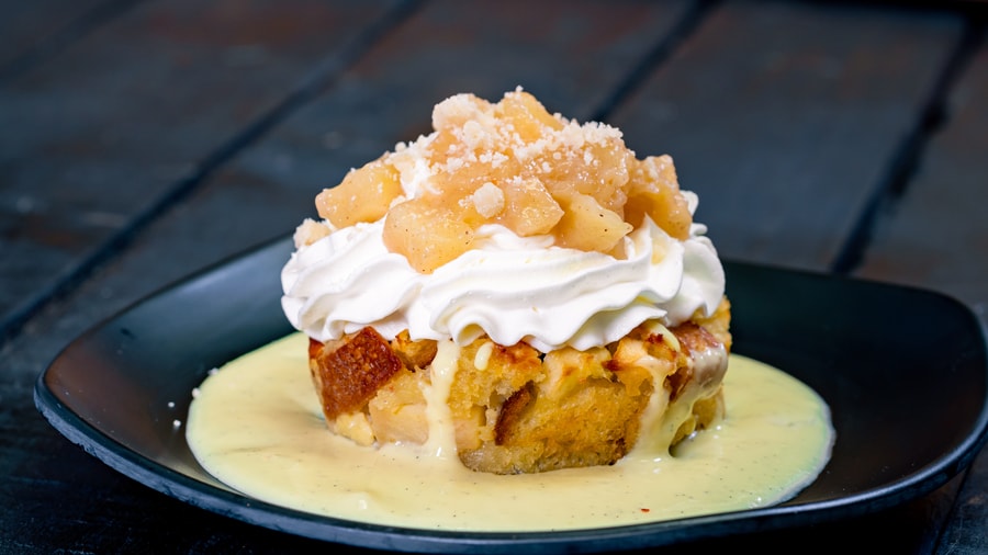 White Chocolate Apple Bread Pudding