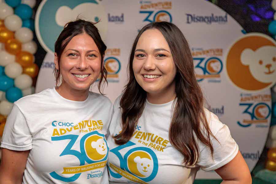 Marisa at CHOC Adventure in the Park with her sister