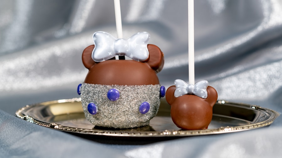 Minnie Mouse Apple and Minnie Cake Pop at Candy Palace, Candy Kitchen and Pooh Corner in Disneyland