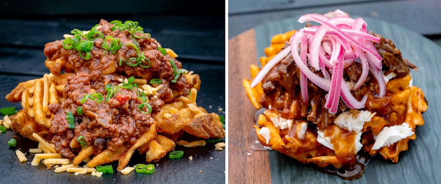 Poutine collage at Red Rose Taverne