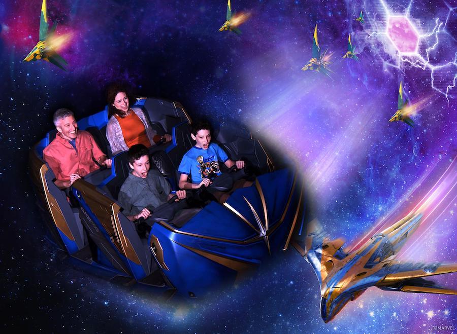 Family on Guardians of the Galaxy: Cosmic Rewind