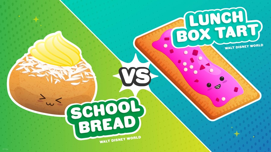 EPCOT School Bread vs. Disney’s Hollywood Studios Lunch Box Tart