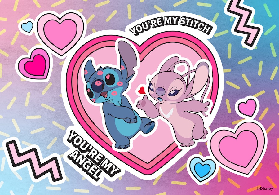 Stitch and Angel wallpaper