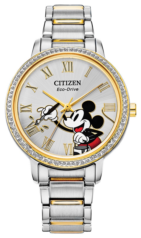 Citizen watches featuring Mickey Mouse and Minnie Mouse