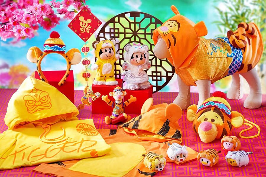 merchandie assortment featuring tigger themed items