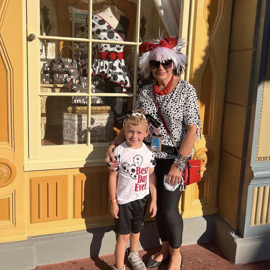 Luke with his grandmother, Prima Throop