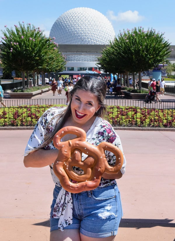 Pretzel prop from Disney Photopass