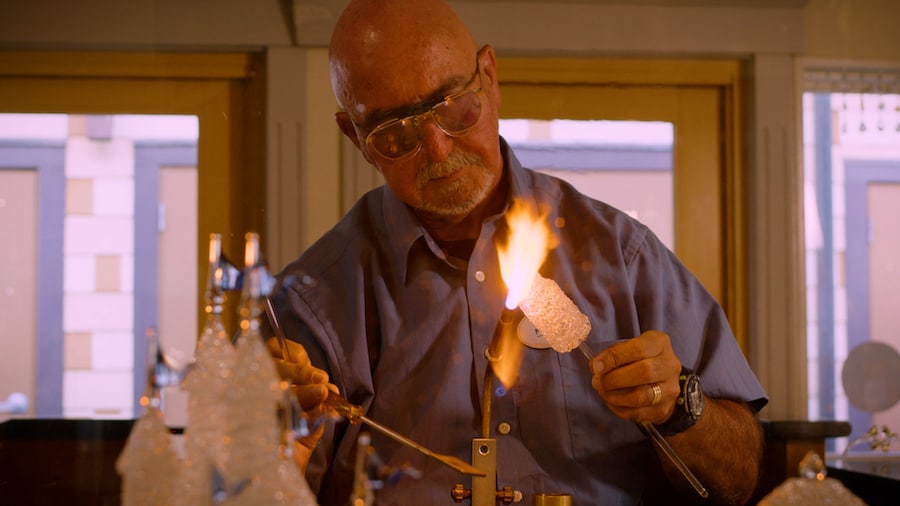 Arribas Brothers artist glassblowing