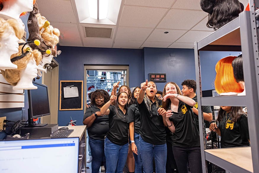 Florida Theater Students See Disney Event Group Costuming and Cosmetology Department