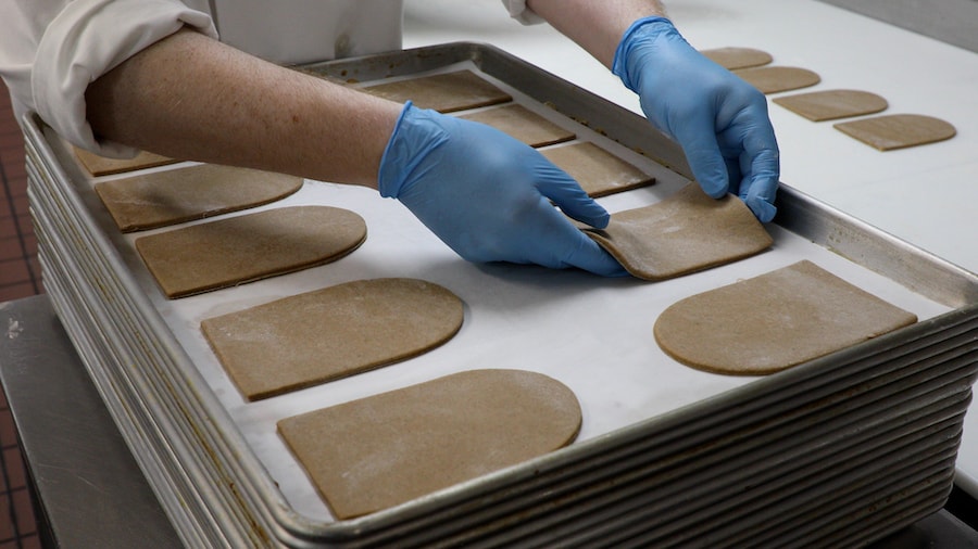 Gingerbread being made for decor at Disney’s Grand Floridian Resort & Spa 