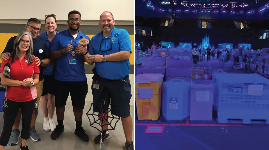 Cast Members with Disney Environmental Hero award