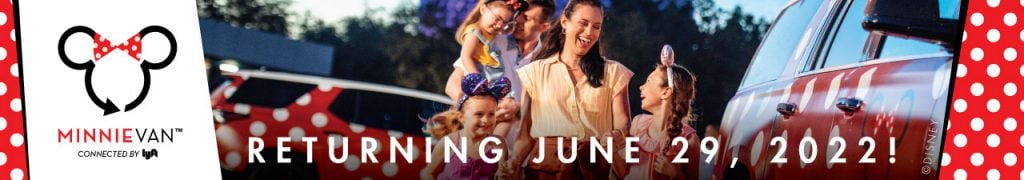 Disney Minnie Van Service retuning June 29, 2022