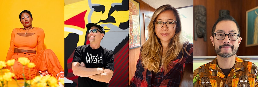 Images of the artists