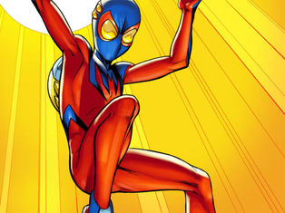 SPIDER-BOY LEAPS INTO HIS FIRST SOLO ADVENTURE IN MARK BAGLEY’S NEW EDGE OF SPIDER-VERSE #3 COVER!