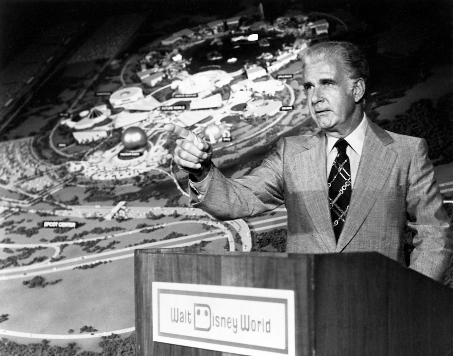 Card Walker announcing EPCOT center