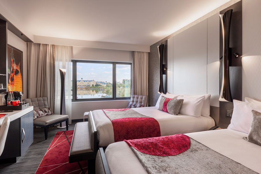 Room inside Disney Hotel New York- The Art of Marvel