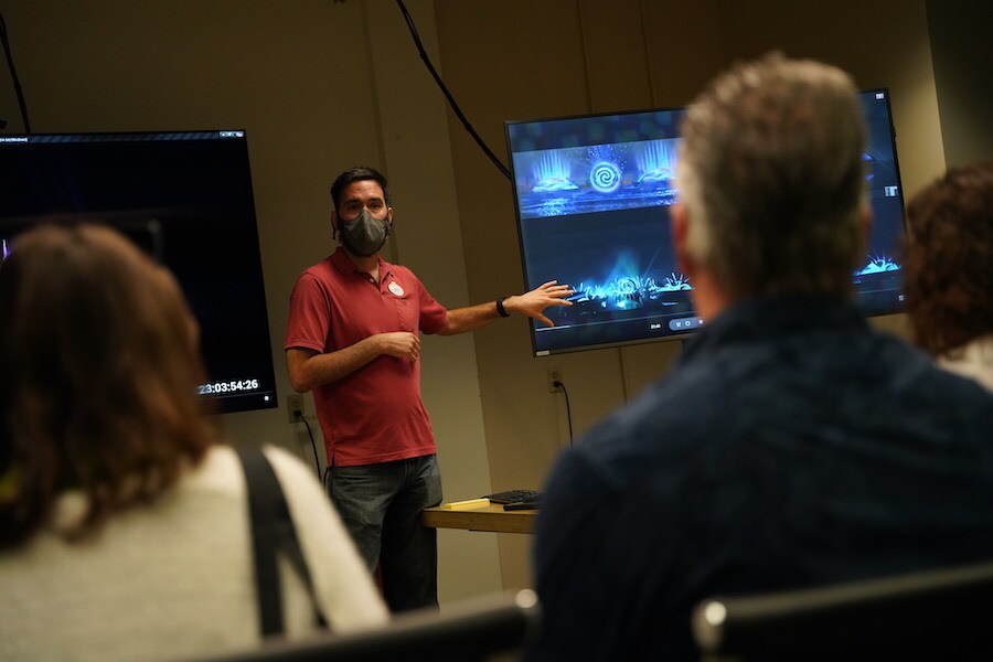 Make-A-Wish kid Bella at Walt Disney Imagineering