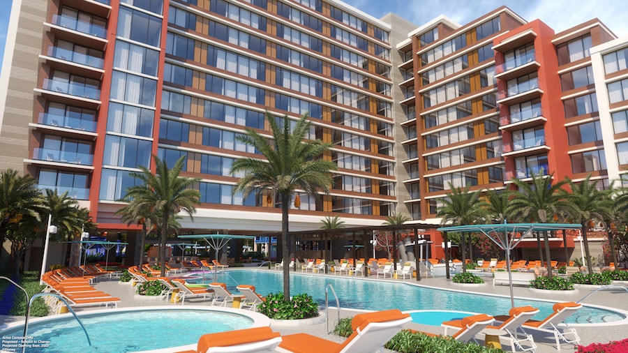 Artist Concept for The Villas at Disneyland Hotel