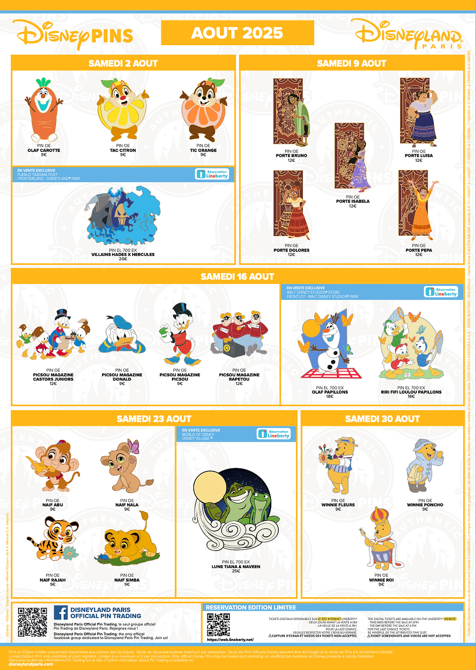 Magical Collectibles Await – August 2025 Disneyland Paris Pin Releases!
