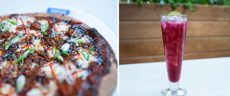Firecracker Chicken Pizza and Lunar New Year Margarita