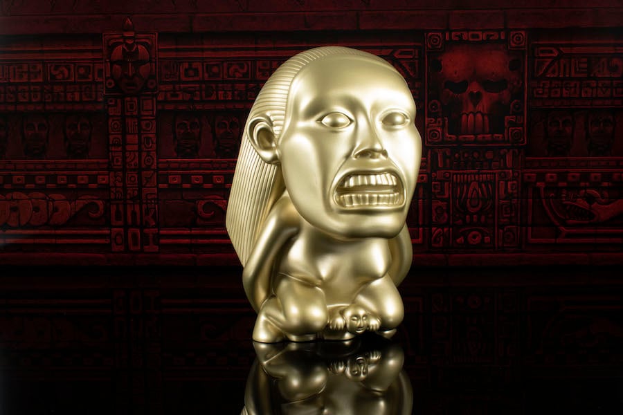 Golden idol bank from “Raiders of the Lost Ark”