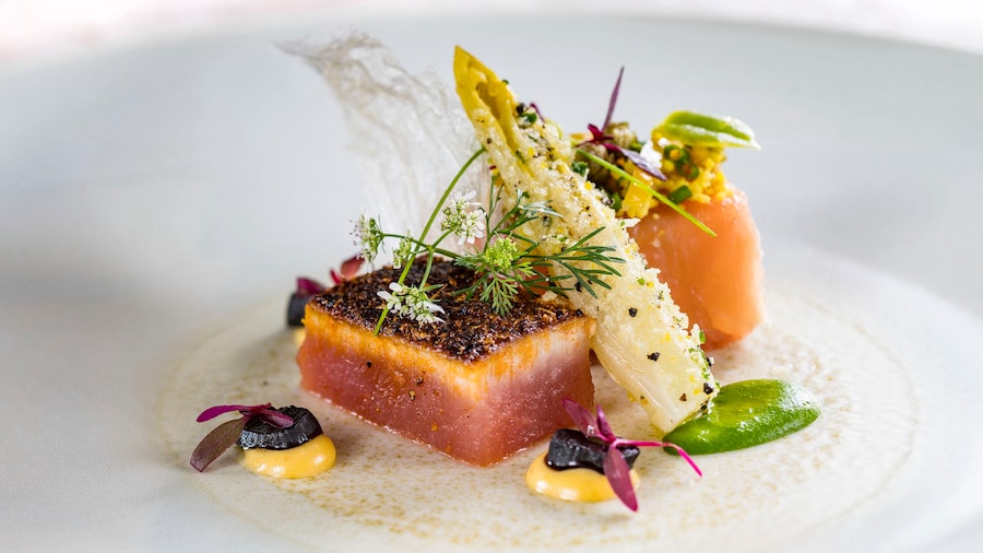 Ahi Tuna Salsify Bavarois