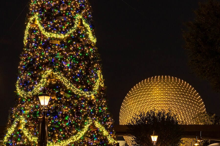 Christmas tree at EPCOT