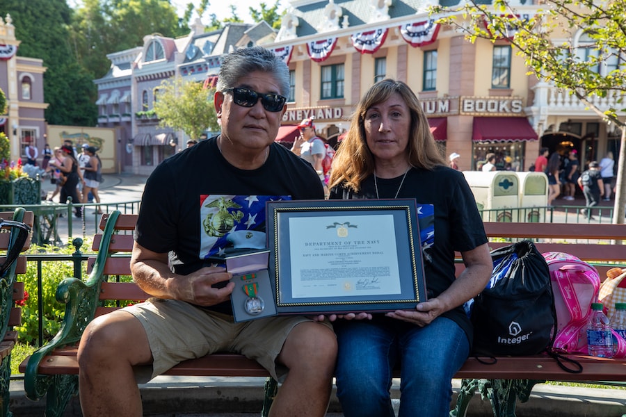 Special Flag Retreat Ceremony at Disneyland park