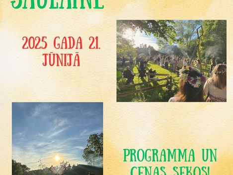 Saulaine Jāņi!