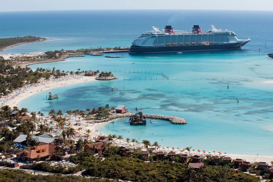 The Disney Dream at Castaway Cay